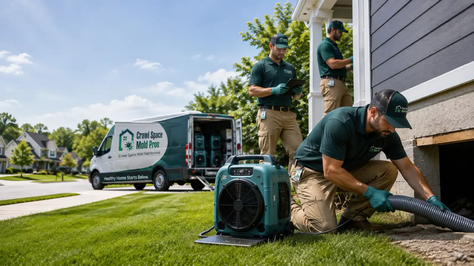 Crawl Space Mold Removal in Valparaiso, NE
